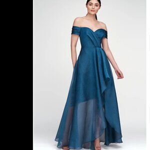 Theia Womens  Cecilia High Low Gown